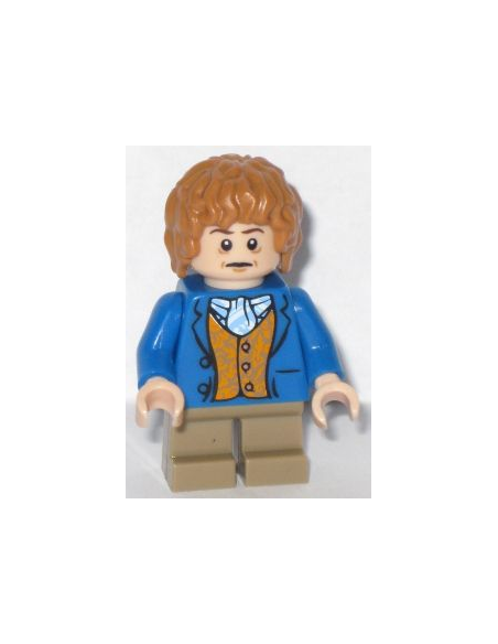 LEGO MINIFIGURA LOTR Bilbo Baggins (chaqueta azul) SOLO MINIFIGURA