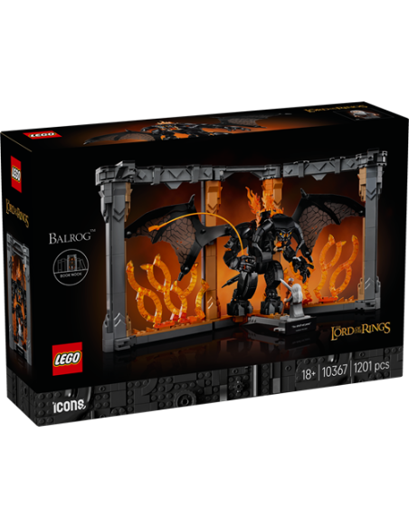 LEGO ICONS 10367 Rincón entre Libros: El Señor de los Anillos: Balrog