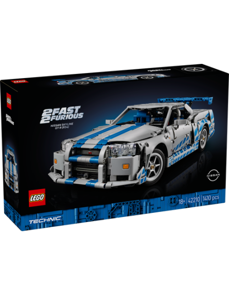 LEGO TECHNIC 42210 Nissan Skyline GT-R (R34) de 2 Fast 2 Furious