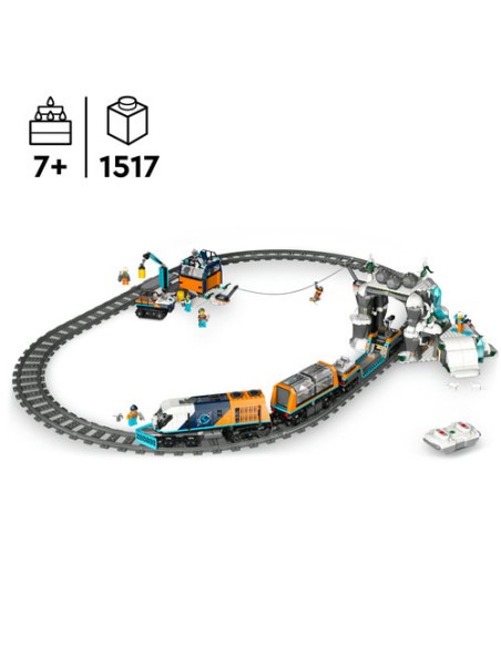 LEGO CITY 60470 Tren Expreso Polar Ártico de los Exploradores