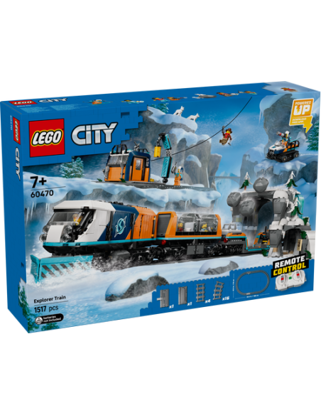 LEGO CITY 60470 Tren Expreso Polar Ártico de los Exploradores