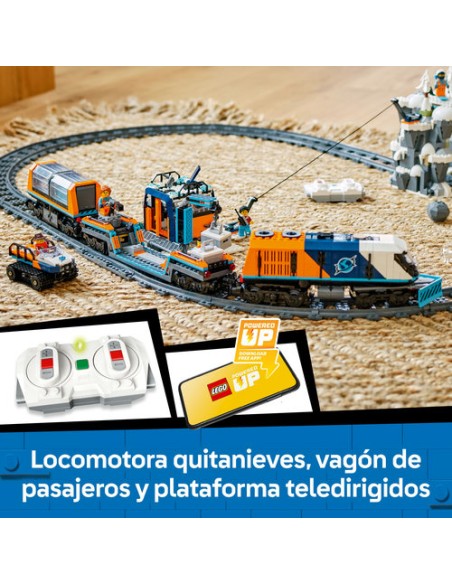 LEGO CITY 60470 Tren Expreso Polar Ártico de los Exploradores