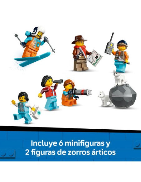 LEGO CITY 60470 Tren Expreso Polar Ártico de los Exploradores