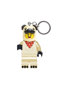 LEGO MINIFIGURAS LLAVERO LINTERNA PUG 8 CM