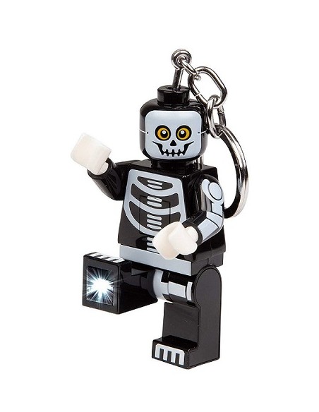 LEGO MINIFIGURAS LLAVERO LINTERNA ESQUELETO 8 CM