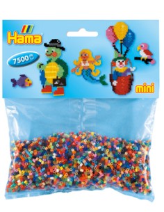 Hama Mini mix 7500 piezas 47 colores