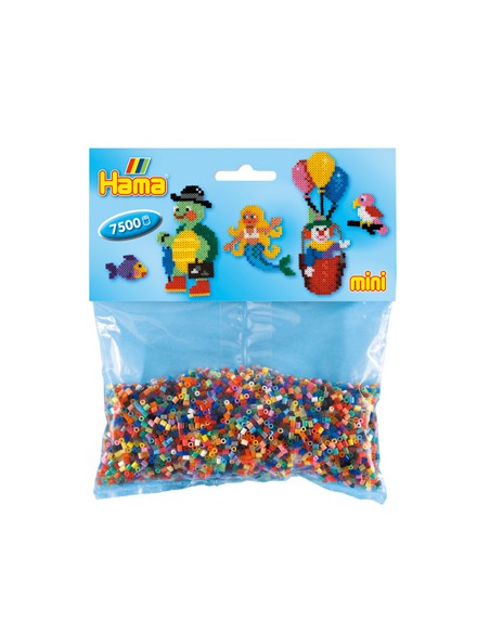Hama Mini mix 7500 piezas 47 colores