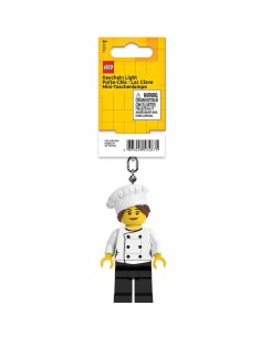 LEGO MINIFIGURAS LLAVERO LINTERNA GOURMET CHEF MUJER 8 CM