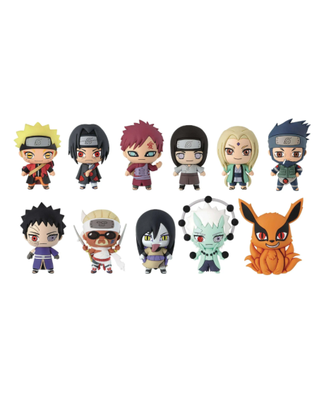 Naruto Shippuden Colgantes llavero PVC 3D Serie 2