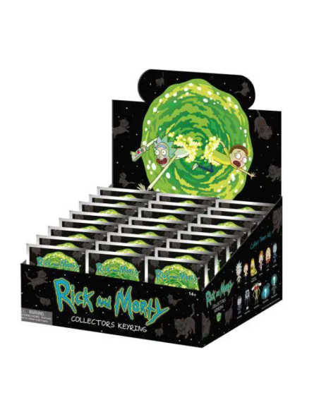 Rick and Morty Colgantes llavero PVC 3D Serie 1