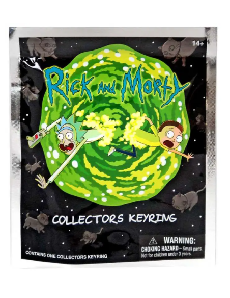 Rick and Morty Colgantes llavero PVC 3D Serie 1