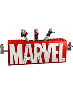 LEGO MARVEL 76313 Logotipo MARVEL y Minifiguras 2