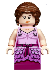 LEGO MINIFIGURAS HARRY POTTER Hermione Granger (vestido rosa)
