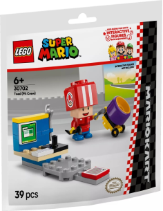 LEGO SUPER MARIO 30702 Toad (Pit Crew) paper bag / polybag