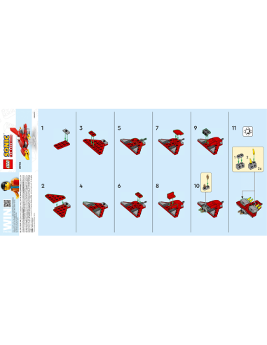 LEGO SONIC 30704 Balkiry Attack paper bag / polybag