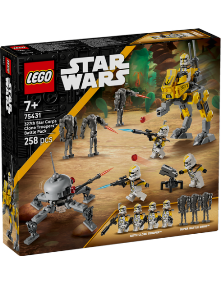 LEGO STAR WARS 75431 Pack de Combate: Soldados Clon del 327 Cuerpo Estelar