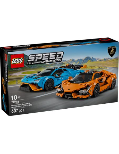 LEGO SPEED CHAMPIONS 77238 Lamborghini Revuelto y Huracán STO