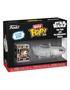 FUNKO BITTY POP! Rides Han Solo w/Millenium Falcon 2,5 cm 2
