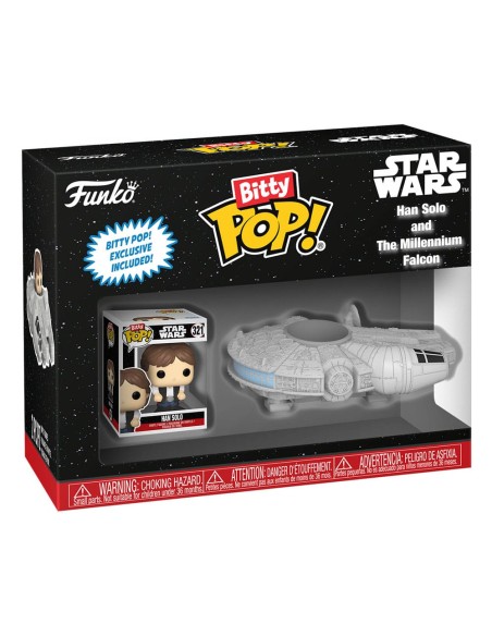 FUNKO BITTY POP! Rides Han Solo w/Millenium Falcon 2,5 cm