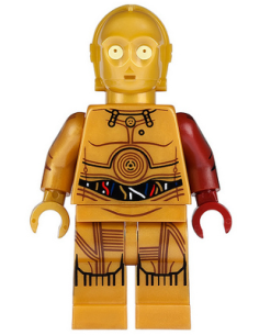 MINIFIGURA STAR WARS C-3PO (brazo rojo)
