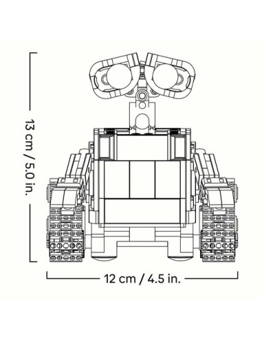 LEGO DISNEY PIXAR 43279 WALL-E y EVE