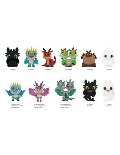 Como entrenar a tu dragón Colgantes llavero PVC 3D Serie 1 2