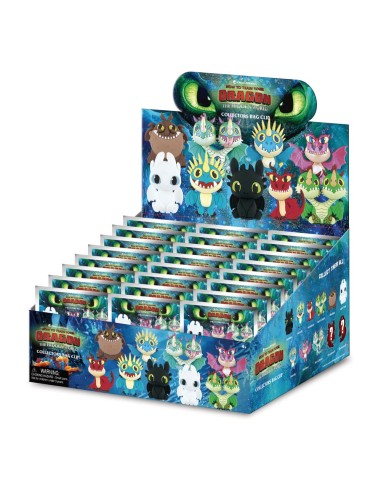 Como entrenar a tu dragón Colgantes llavero PVC 3D Serie 1