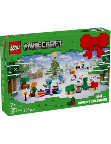 LEGO MINECRAFT 21280 Calendario de Adviento 2025