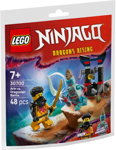 LEGO NINJAGO 30700 Arin vs. Dragonian Battle paper bag / Polybag