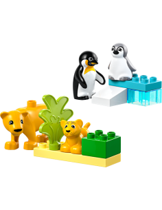 LEGO DUPLO 10442 Familias de la Fauna Salvaje: Pingüinos y Leones 2