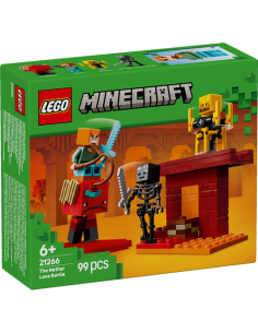LEGO MINECRAFT 21266 La Batalla de Lava del Inframundo