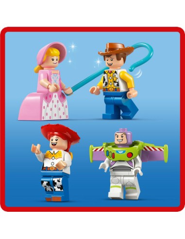 LEGO DISNEY 43264 Tren de Celebración de Toy Story y Coche RC (+4)