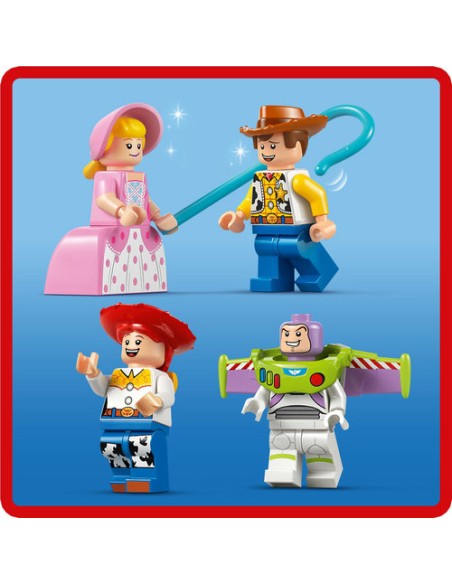 LEGO DISNEY 43264 Tren de Celebración de Toy Story y Coche RC (+4)