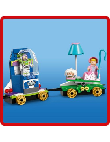 LEGO DISNEY 43264 Tren de Celebración de Toy Story y Coche RC (+4)