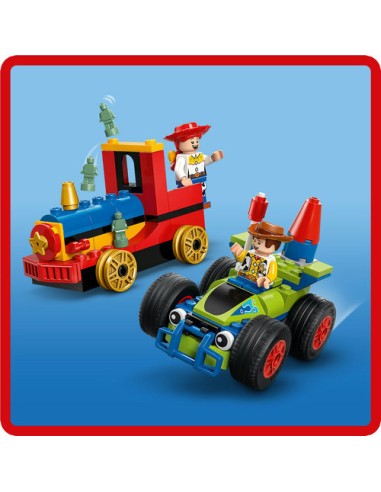 LEGO DISNEY 43264 Tren de Celebración de Toy Story y Coche RC (+4)