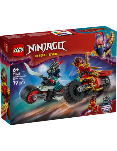 LEGO NINJAGO 71838 Carrera Relámpago en Moto de Kai