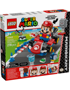 LEGO SUPER MARIO 72043 Mario Kart™ – LEGO® Mario™ interactivo y Kart estándar