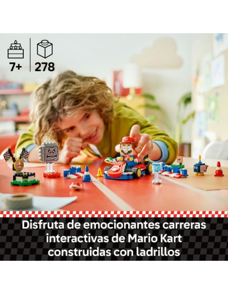 LEGO SUPER MARIO 72043 Mario Kart™ – LEGO® Mario™ interactivo y Kart estándar