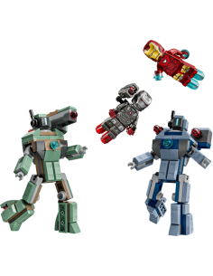 LEGO MARVEL 76320 Iron Man y Máquina de Guerra vs. Drones de Hammer 2