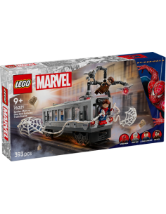 LEGO MARVEL 76321 Spider-Man vs. Doc Ock: Escena del Tren Subterráneo