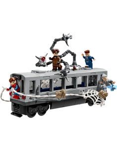 LEGO MARVEL 76321 Spider-Man vs. Doc Ock: Escena del Tren Subterráneo 2