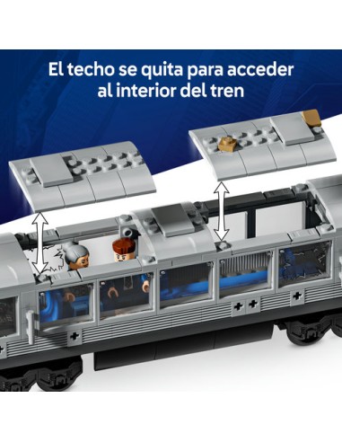 LEGO MARVEL 76321 Spider-Man vs. Doc Ock: Escena del Tren Subterráneo