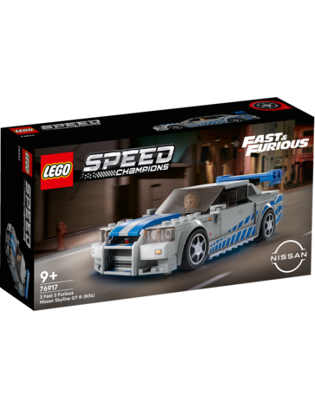 LEGO SPEED CHAMPIONS 76917 Nissan Skyline GT-R (R34) de 2 Fast 2 Furious