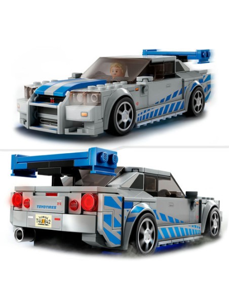 LEGO SPEED CHAMPIONS 76917 Nissan Skyline GT-R (R34) de 2 Fast 2 Furious