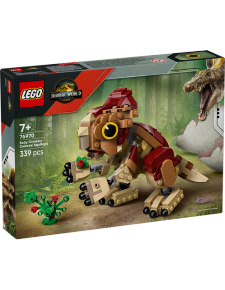 LEGO JURASSIC WORLD 76970 Dolores Bebé: Aquilops