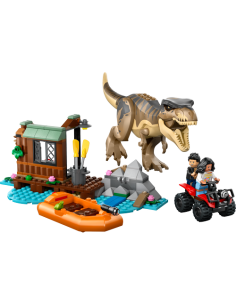 LEGO JURASSIC WORDL 76975 Huida por el Río y T. rex a la Caza 2