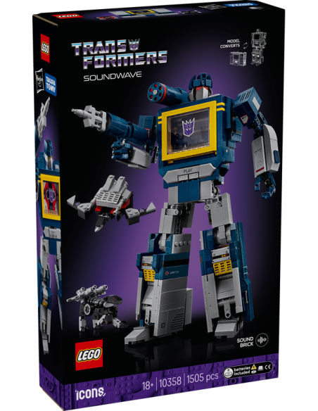 LEGO ICONS 10358 Transformers: Soundwave