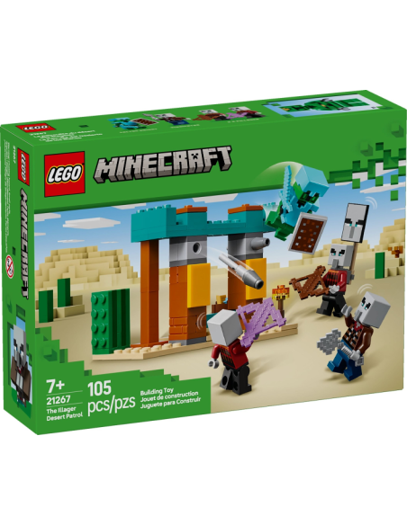 LEGO MINECRAFT 21267 La Patrulla del Desierto de los Maldeanos