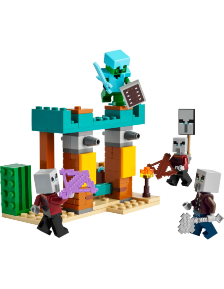 LEGO MINECRAFT 21267 La Patrulla del Desierto de los Maldeanos