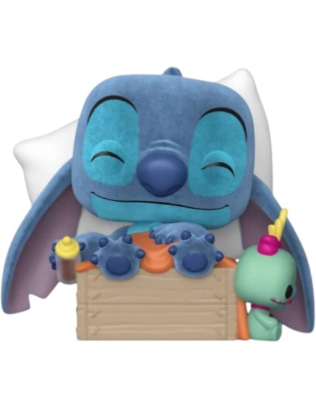 FUNKO POP DISNEY LILO & STITCH - Sleeping Stitch in box (Flocked) (1607) EXC